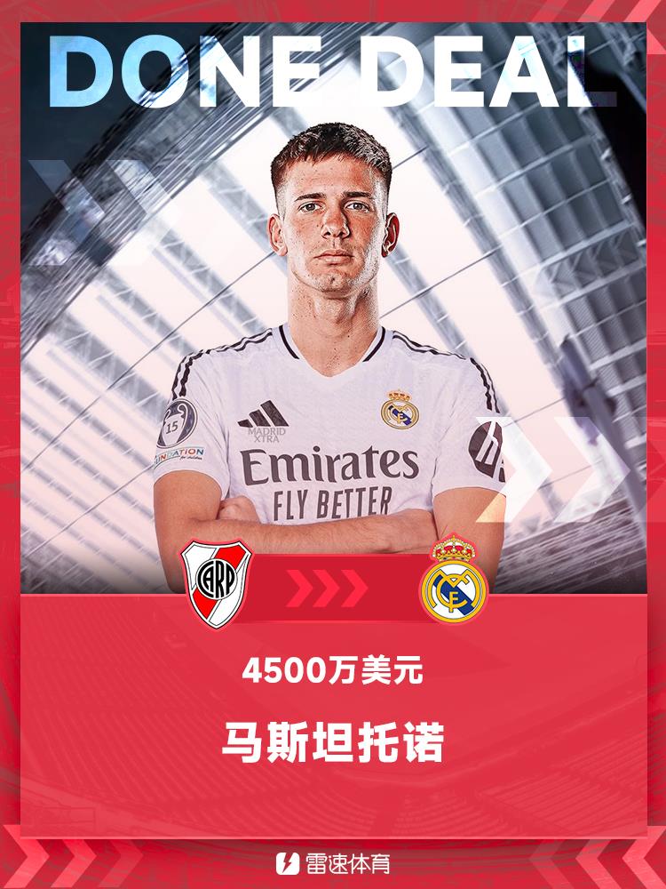 Chính thức: Cầu thủ 17 tuổi người Argentina Mastantono gia nhập Real Madrid, được cho là với mức giá 45 triệu đô la