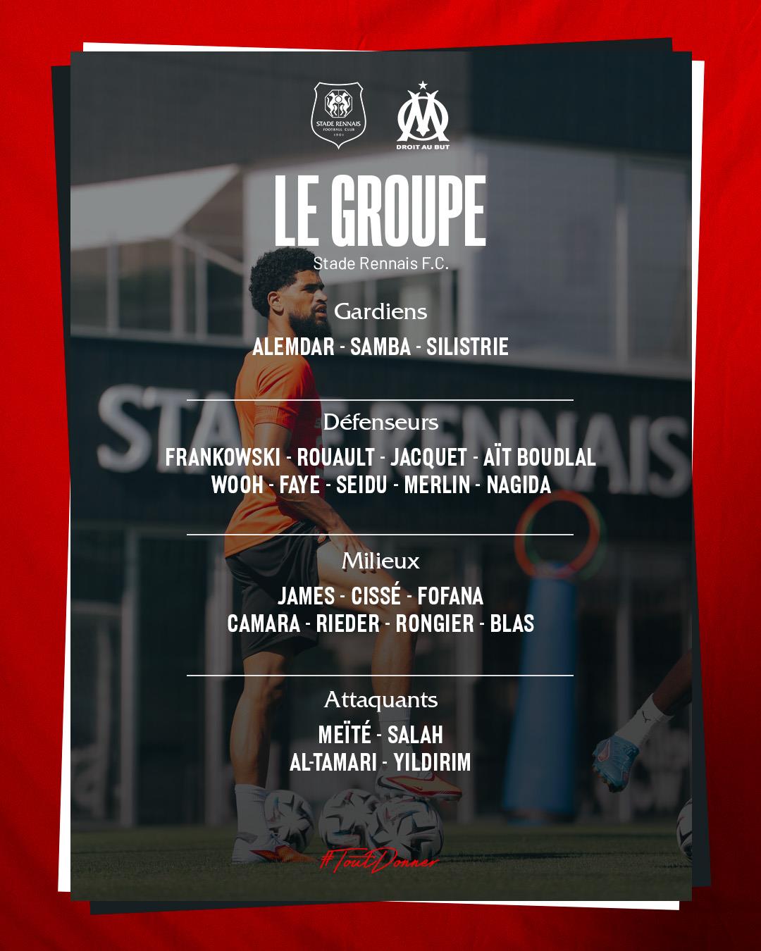 Đội hình Rennes ra quân tại Ligue 1: tiền đạo Muyinga, người đang dính tin đồn chuyển nhượng, vắng mặt