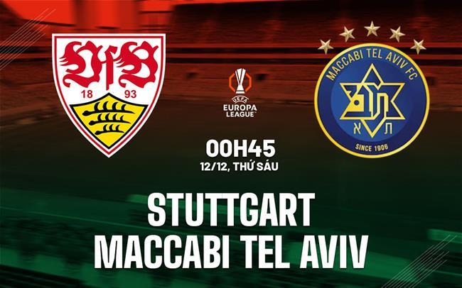 nhan dinh bong da du doan Stuttgart vs Maccabi Tel Aviv cup c2 chau au europa league hom nay