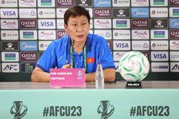 HLV Kim Sang Sik muốn gặp Hàn Quốc ở chung kết U23 châu Á